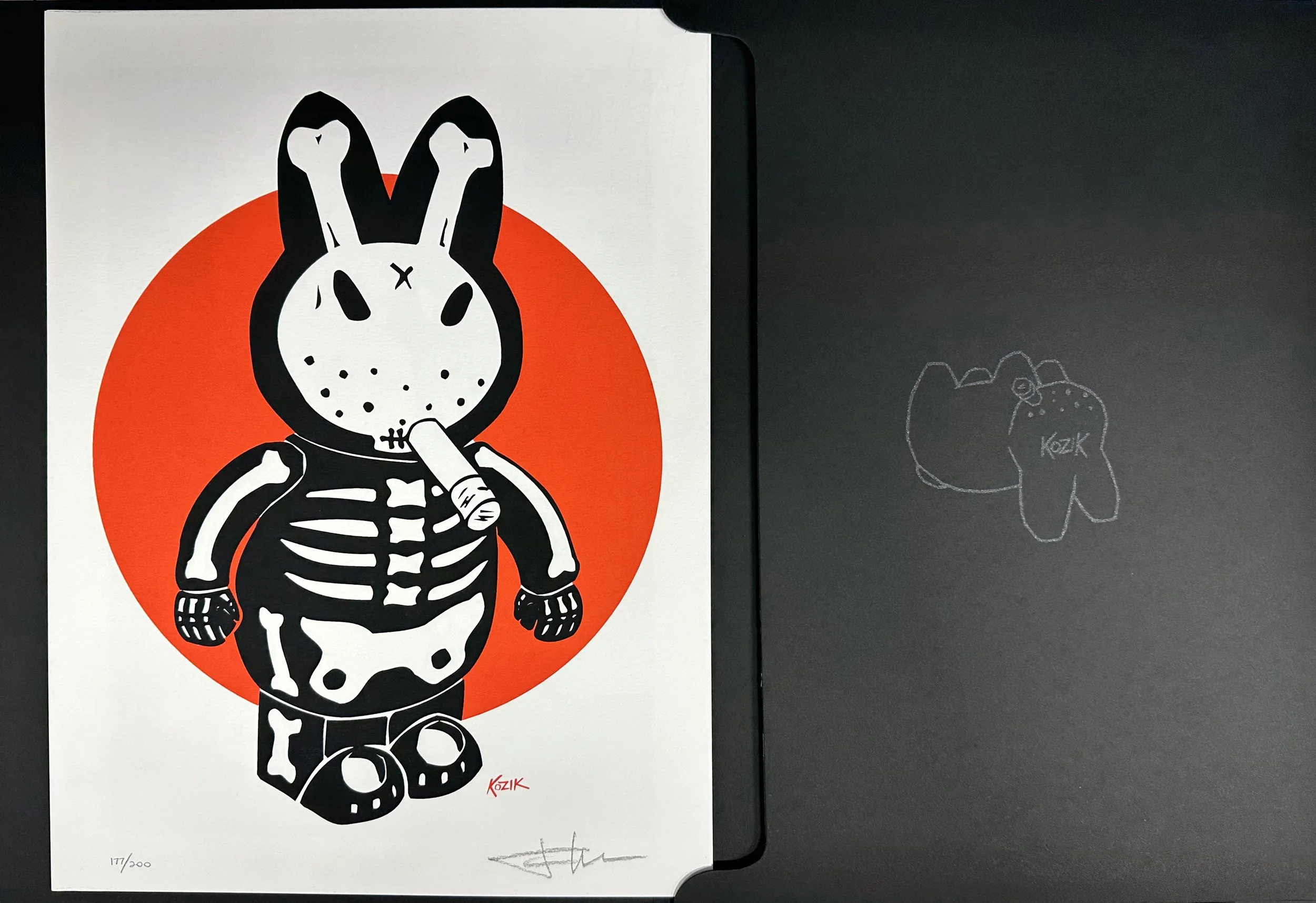 Poster Pop Silkscreen Kozik 1997 Promotional Poster — PosterPop.com